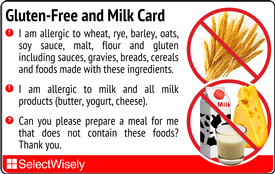 Translation Cards For Food Drug Allergies Special Diets And Medical Needs